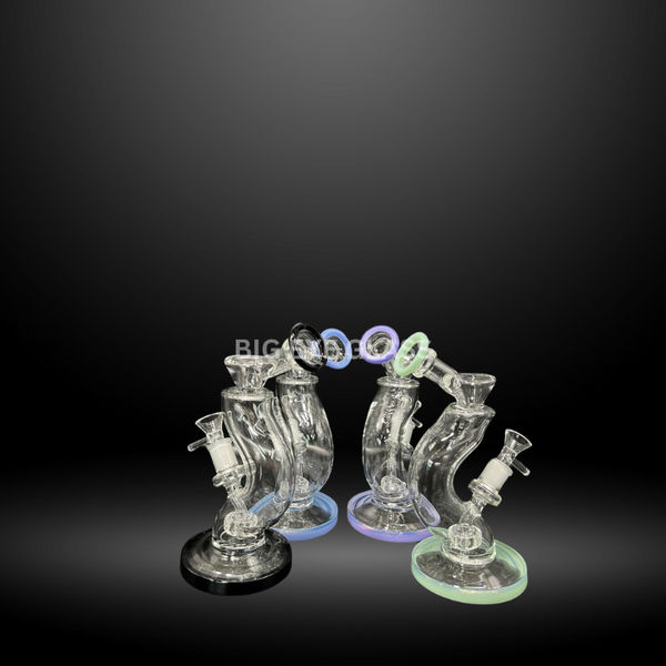 8.5" Curvy Bend Water Pipe Rig (ES 24832)