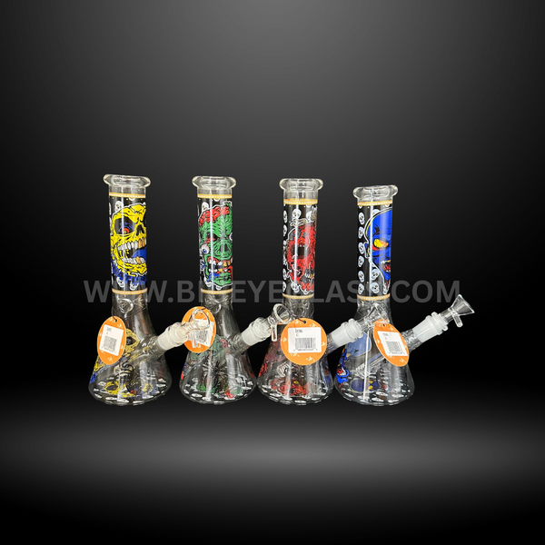 10" Monster Character Beaker Bong - wholesale smoking accessories from Big Eye Glass.