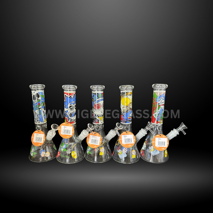 10" Wholesale Rick and Morty Beaker Bong 