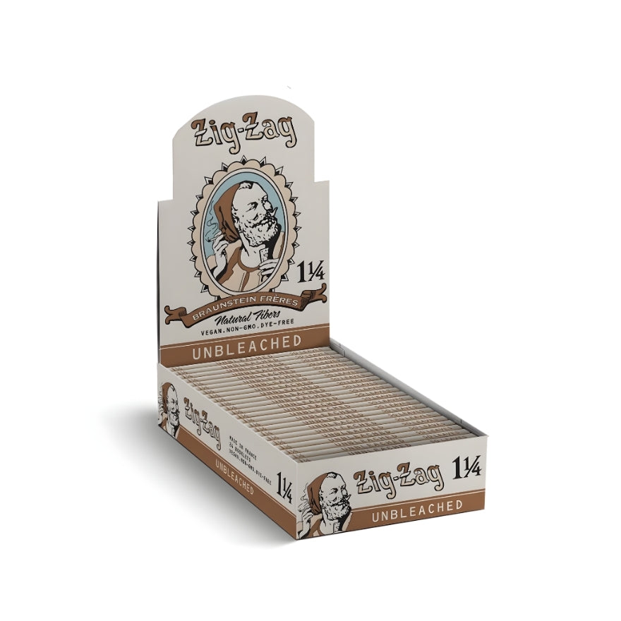 Zig Zag Vintage - Unbleached 1 1/4