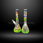14" Psychedelic Mushroom Beaker Bong
