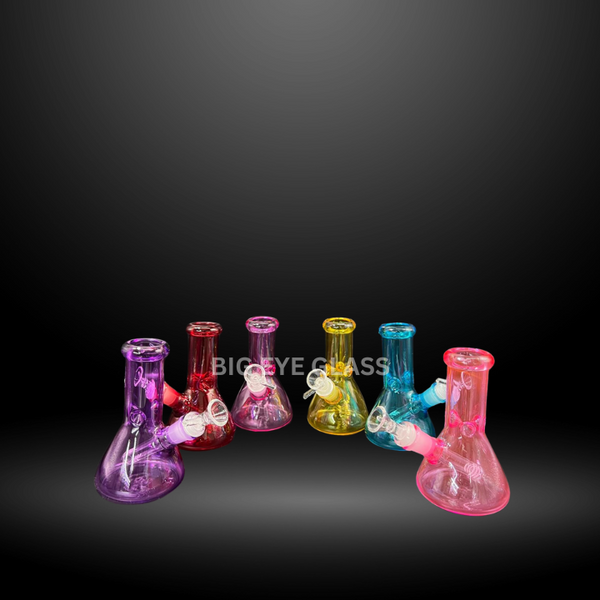6" Neon Flow Beaker Bongs(ES 24780)