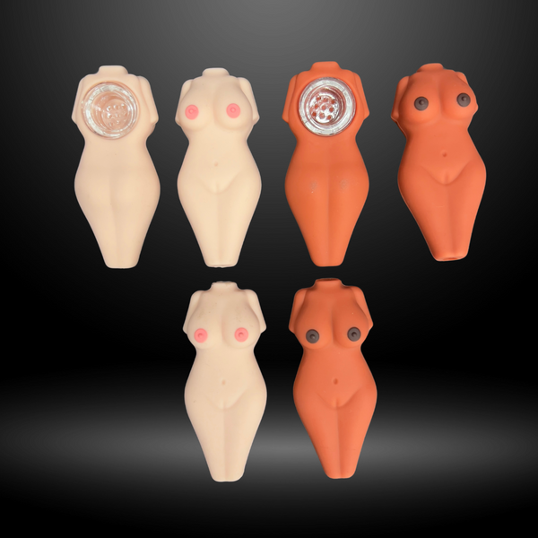 Titty Silicone Pipe (H 128)