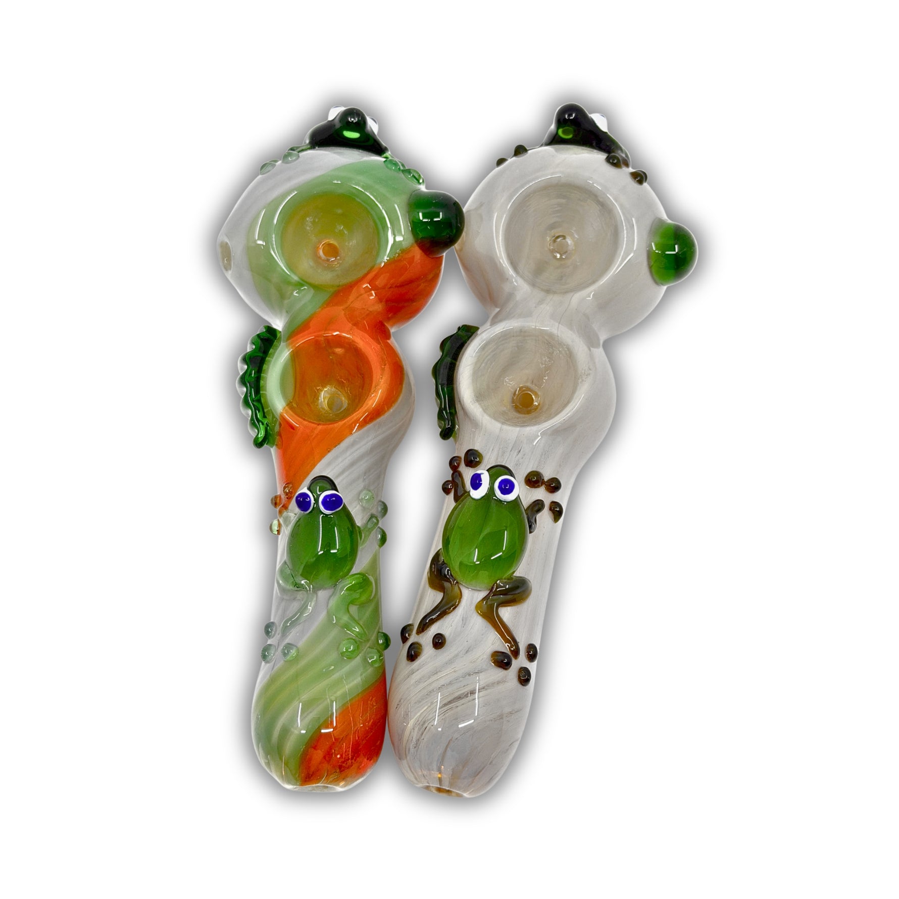 4" Frog Themed Hand Pipe [BB-562]