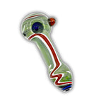 4" Color Swirl Hand Pipe [BB-419]