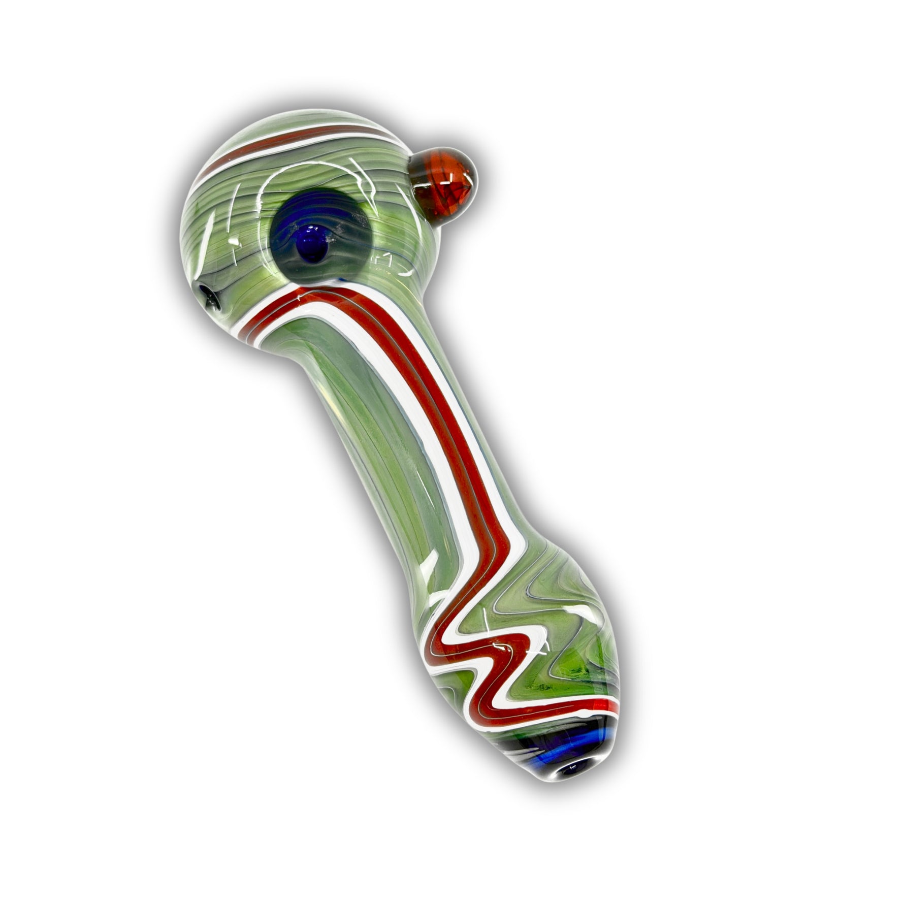 4" Color Swirl Hand Pipe [BB-419]