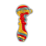 4" Multi-Stripe Hand Pipe [BB-607]
