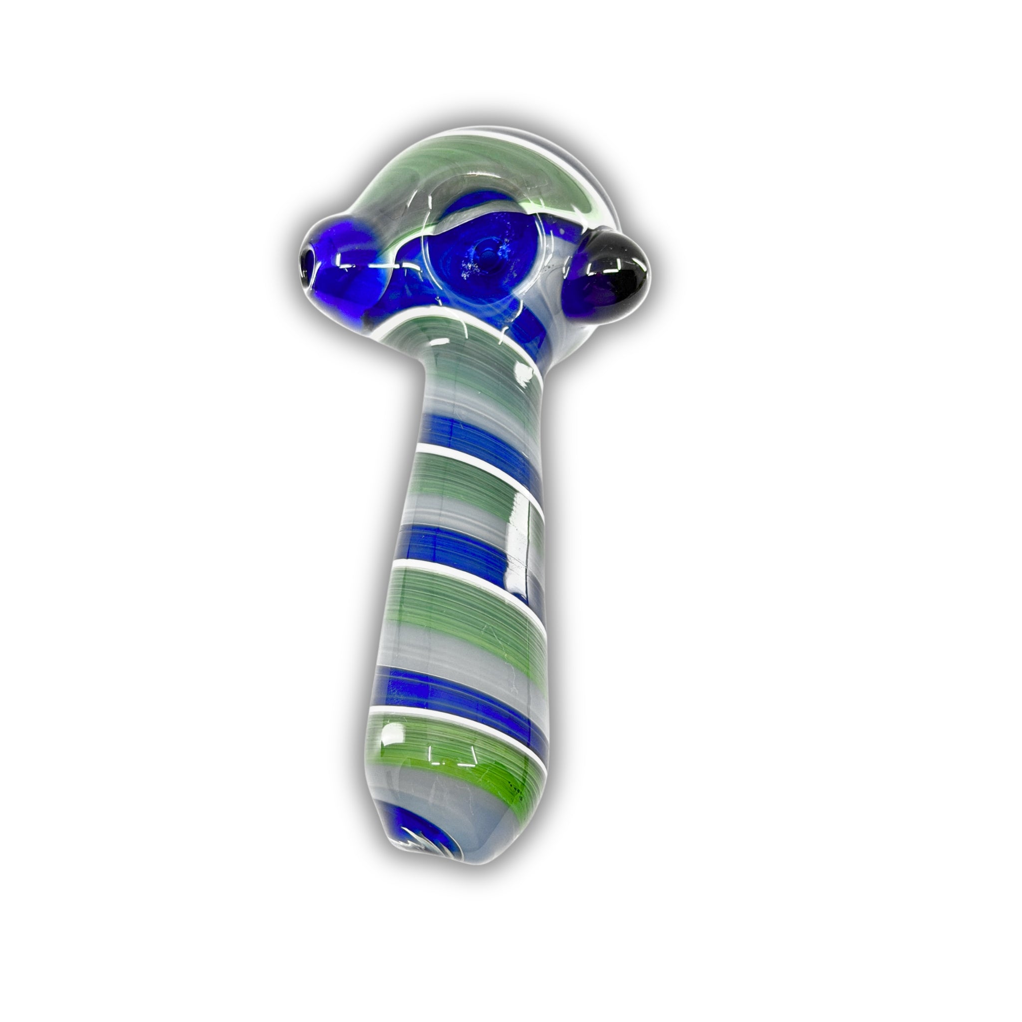 4" Color Stripe Hand Pipe [BB-426]