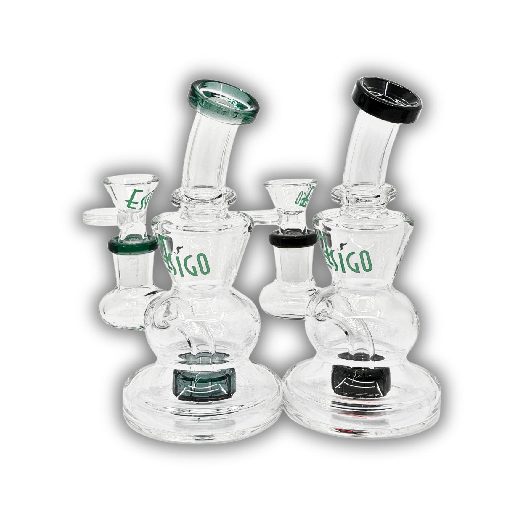 6.5" Mini Curved Neck Water Pipe [ES-2564]