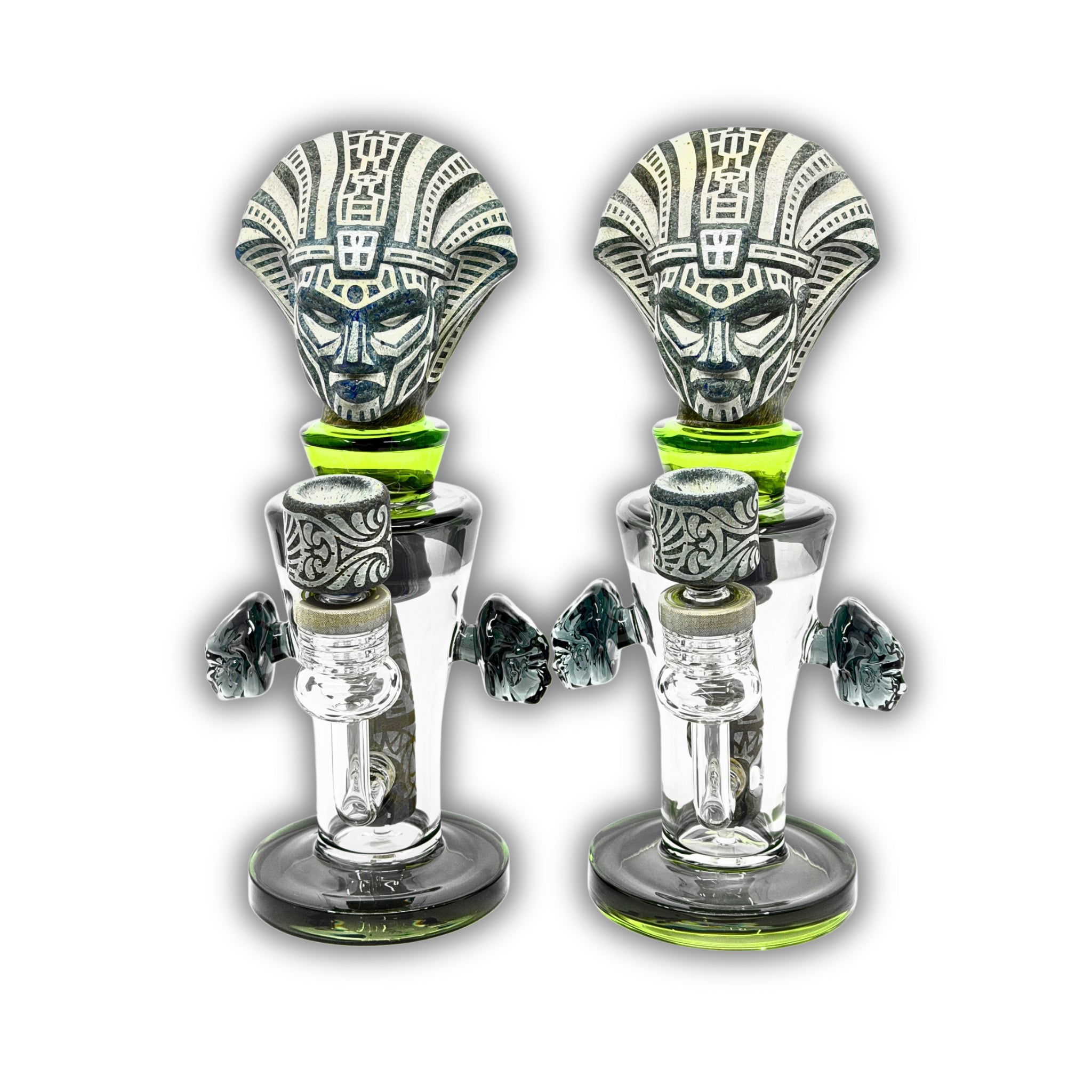 11" Tribal Guardian Water Pipe [GODEN-11] )