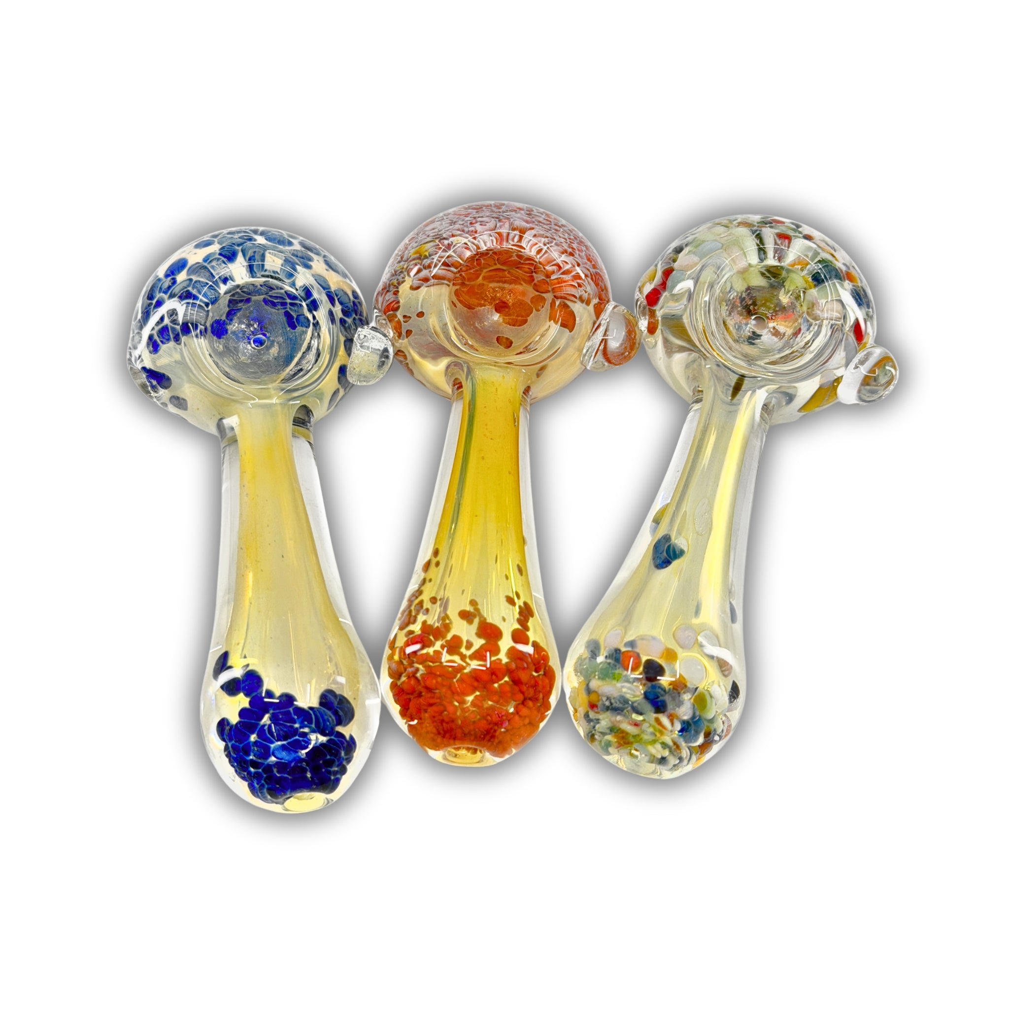 3" Pebble Accents Hand Pipe [RK-7]