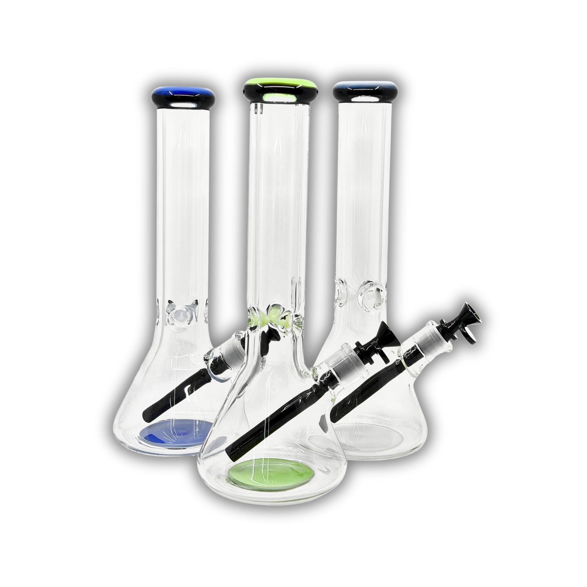 14" Heavy Colored Beaker Bong [ES-25104-14]