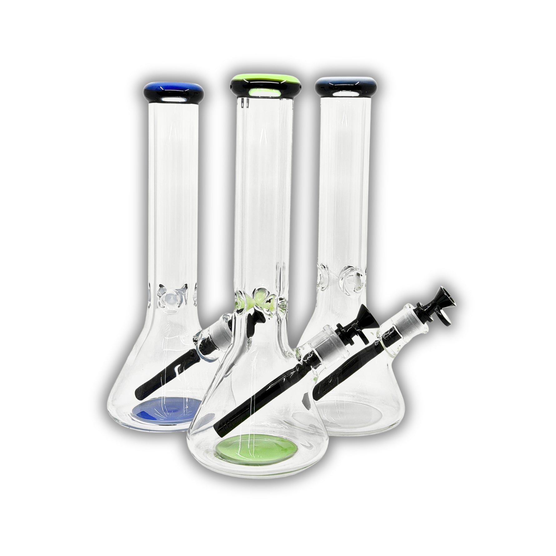 14" Heavy Colored Beaker Bong [ES-25104-14]