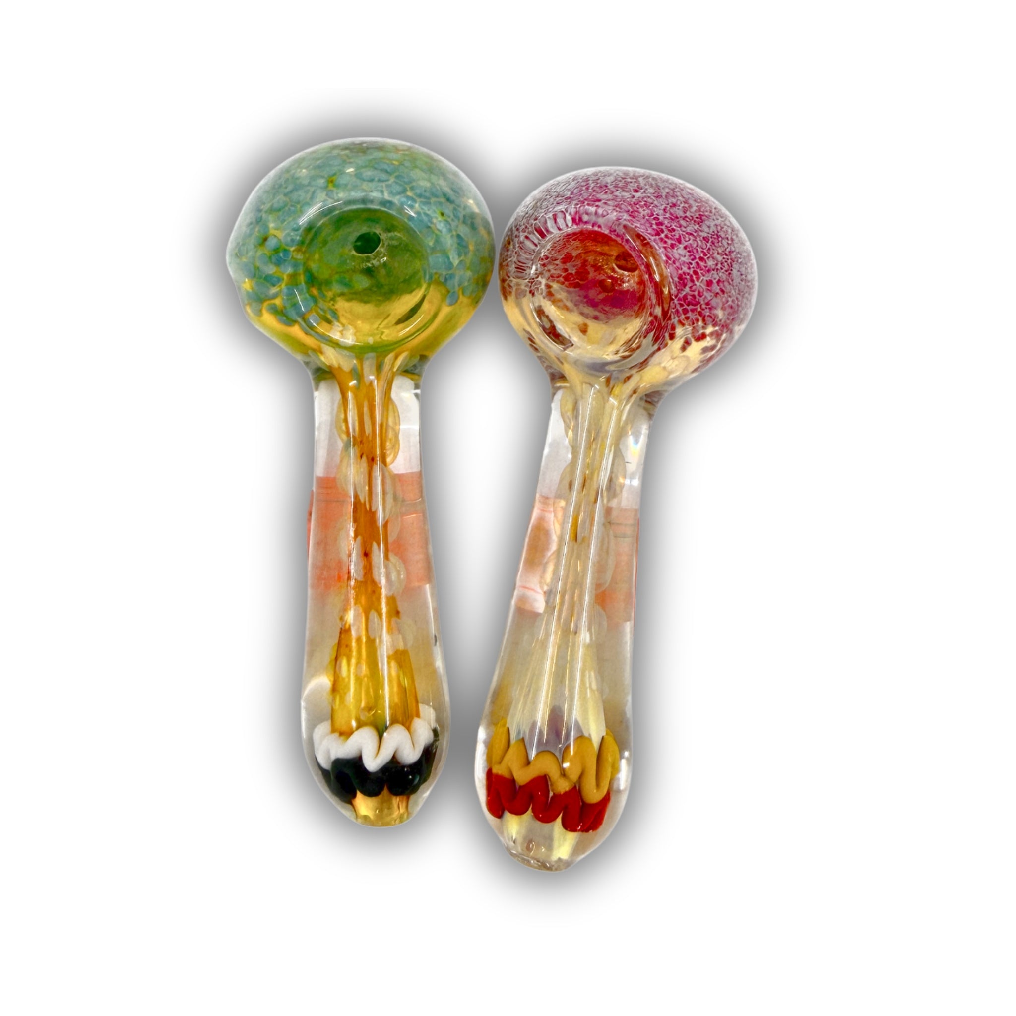 3" Fumed Ribbon Hand Pipe [BB-514]