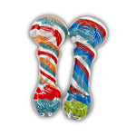 4" Multi-Color Linework  Hand Pipe [BB-519]