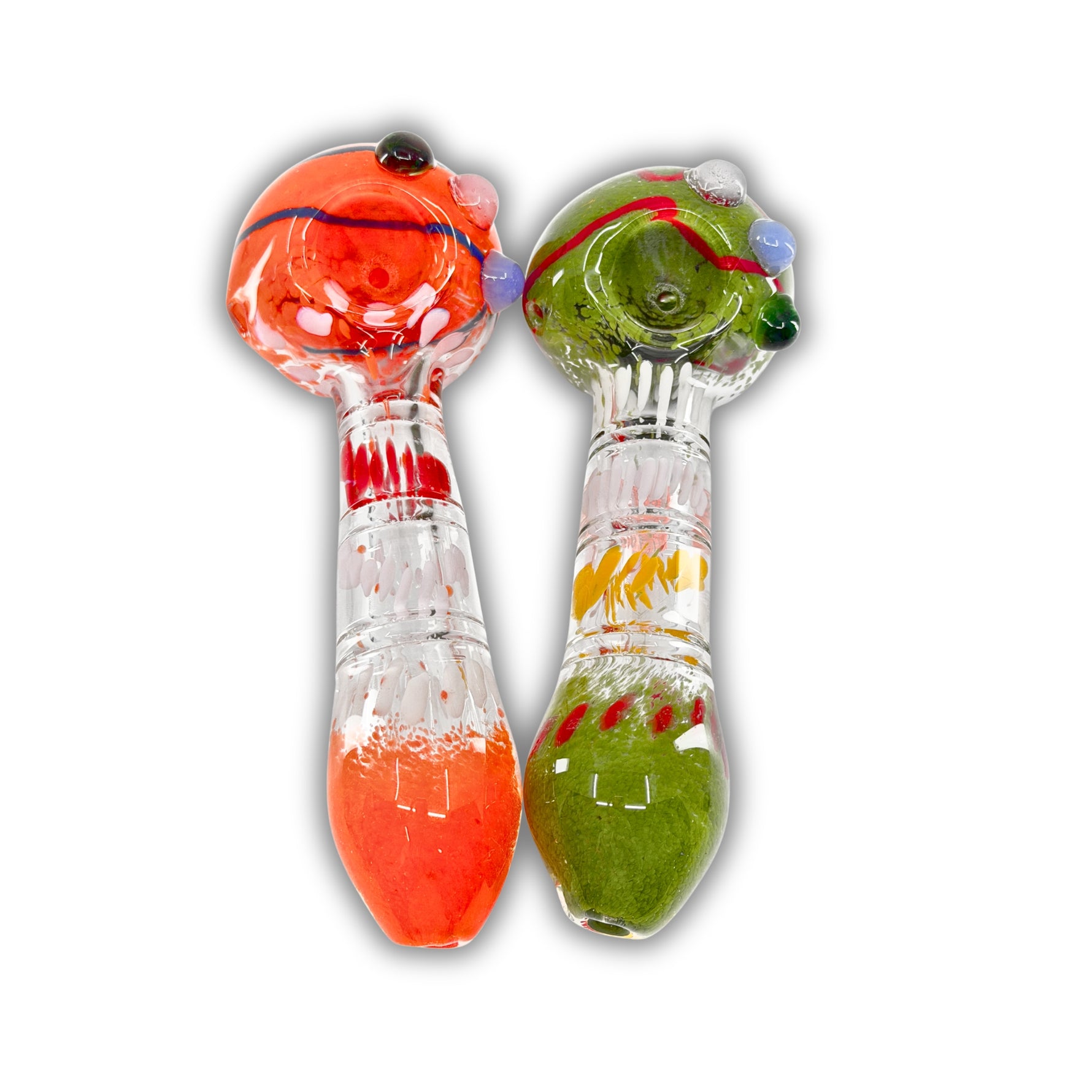 4" Fritted Spoon Hand Pipe [BB-475]