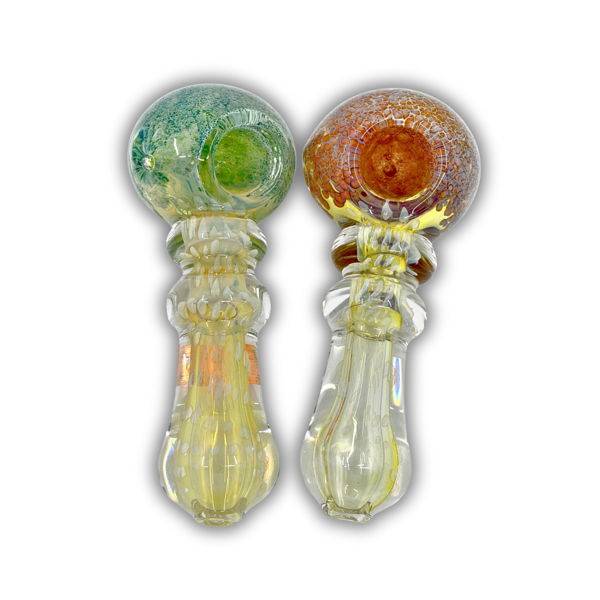 4" Fumed Glass Hand Pipe [BB-477]