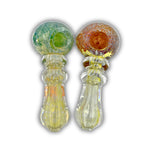 4" Fumed Glass Hand Pipe [BB-477]