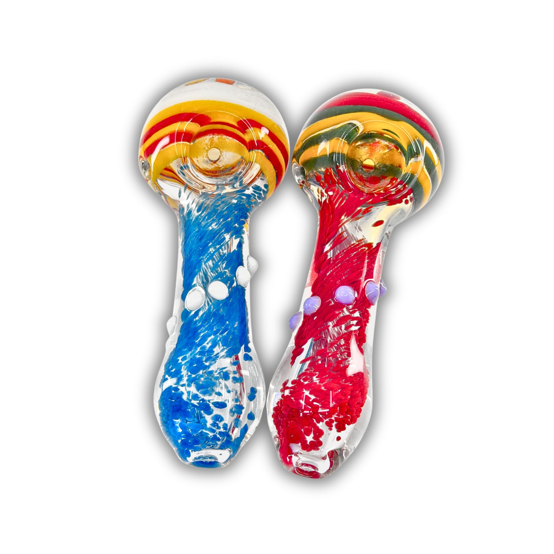 4" Fritted Color Hand Pipe [BB-470]