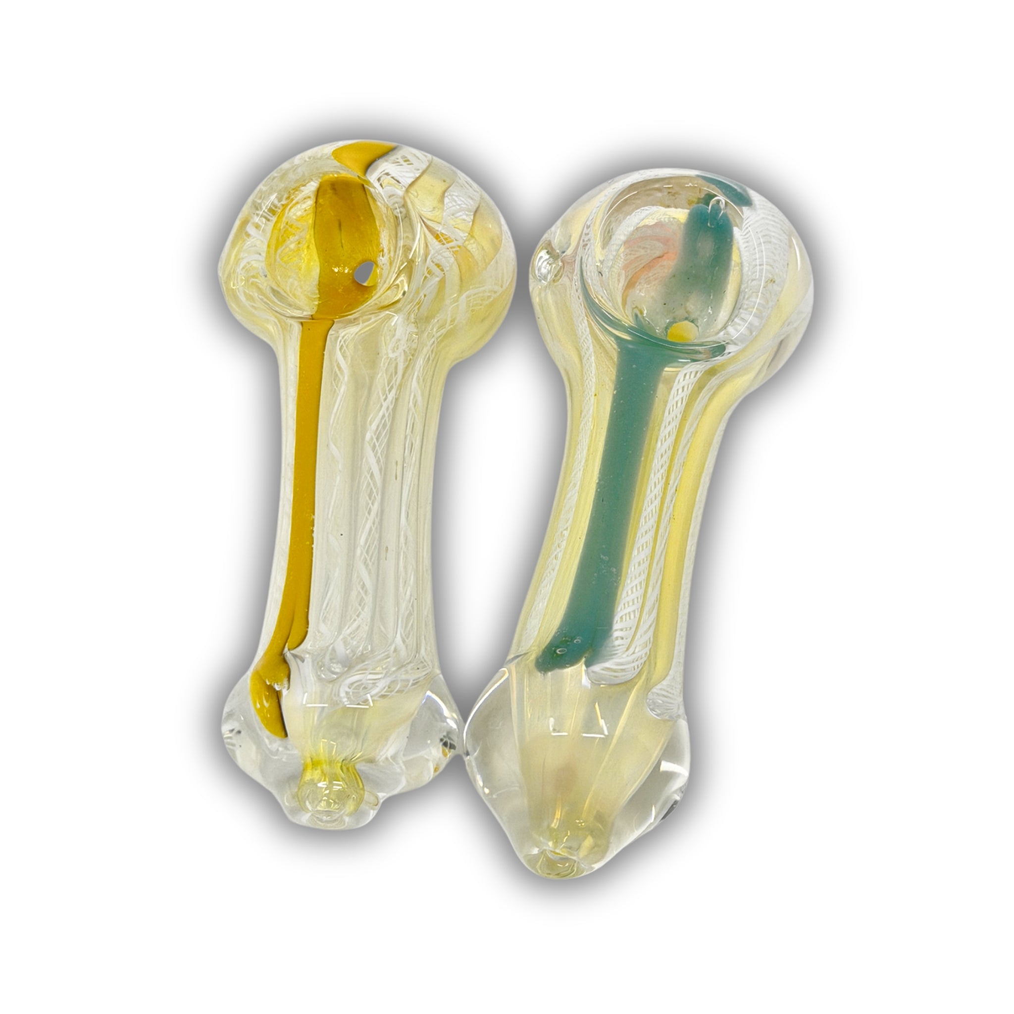 3" Fumed Ribbon Hand Pipe [DS-934]