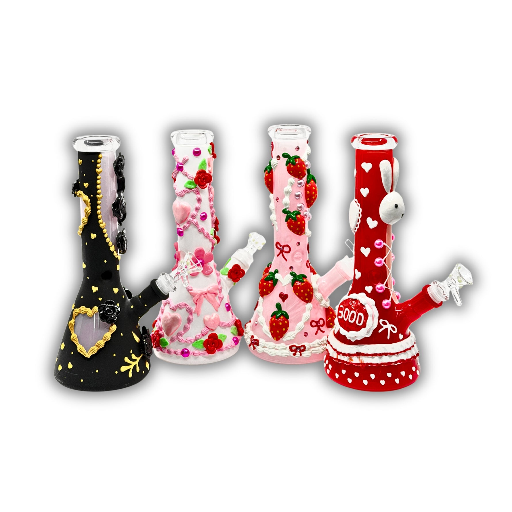 10" Decorative Artisan Beaker Bong [ES-25536]