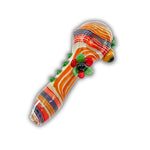4" Flower Accent Hand Pipe [BB-467]