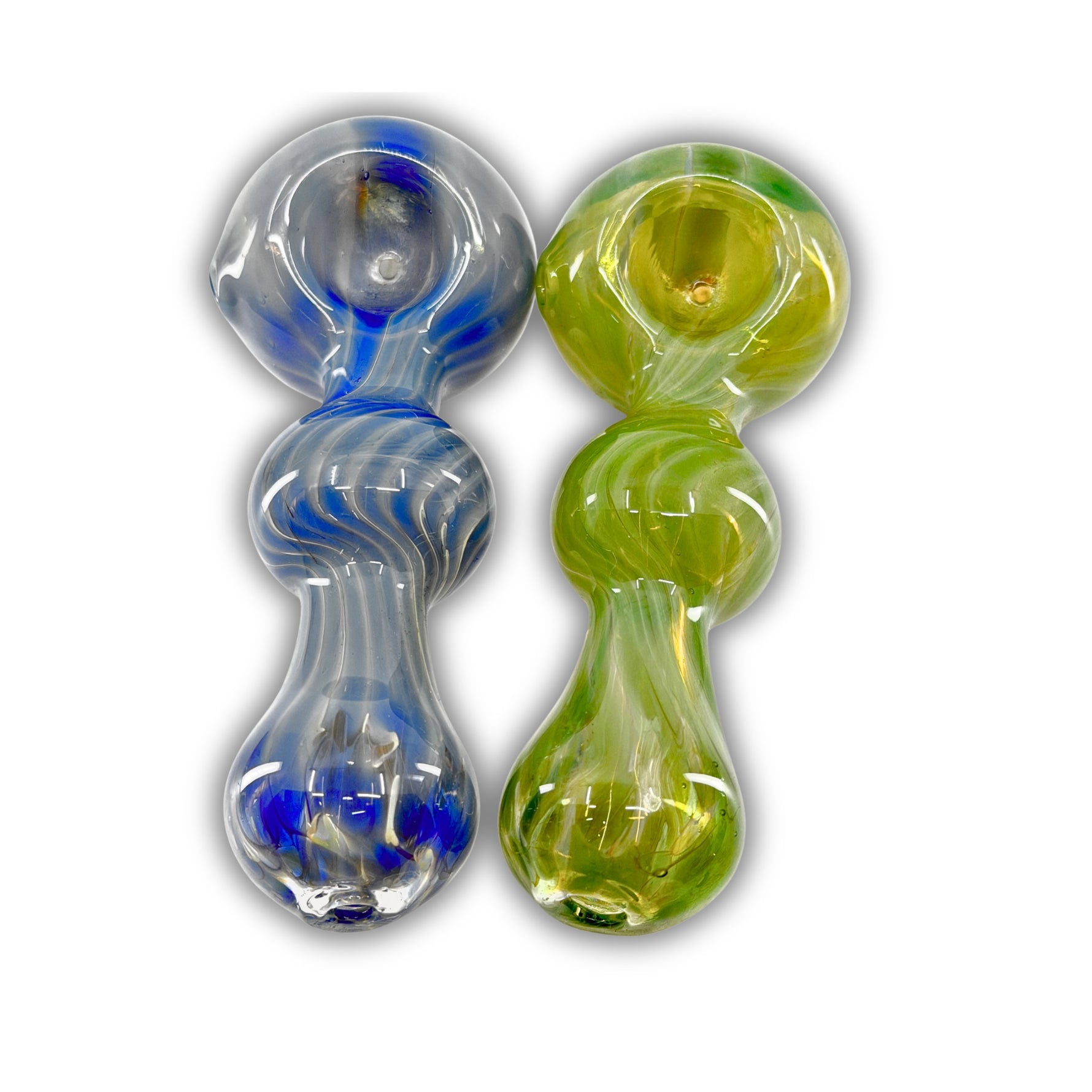 4" Color Swirl Hand Pipe [RK-14]