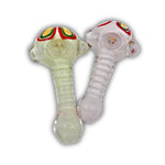 4" Rasta Stripe Hand Pipe [BB-618]