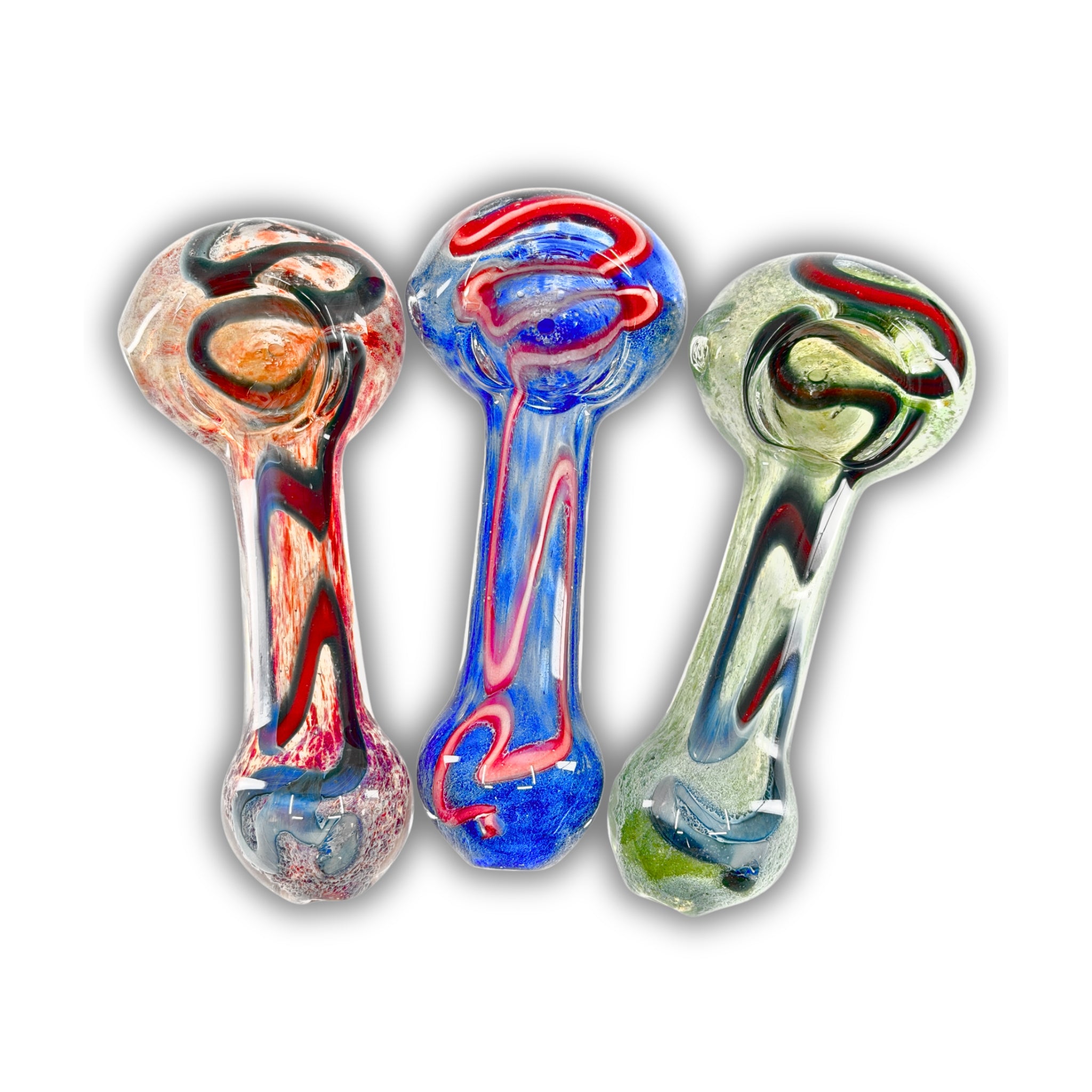 3" Fumed Spiral Hand Pipe [RK-4]