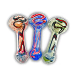 3" Fumed Spiral Hand Pipe [RK-4]