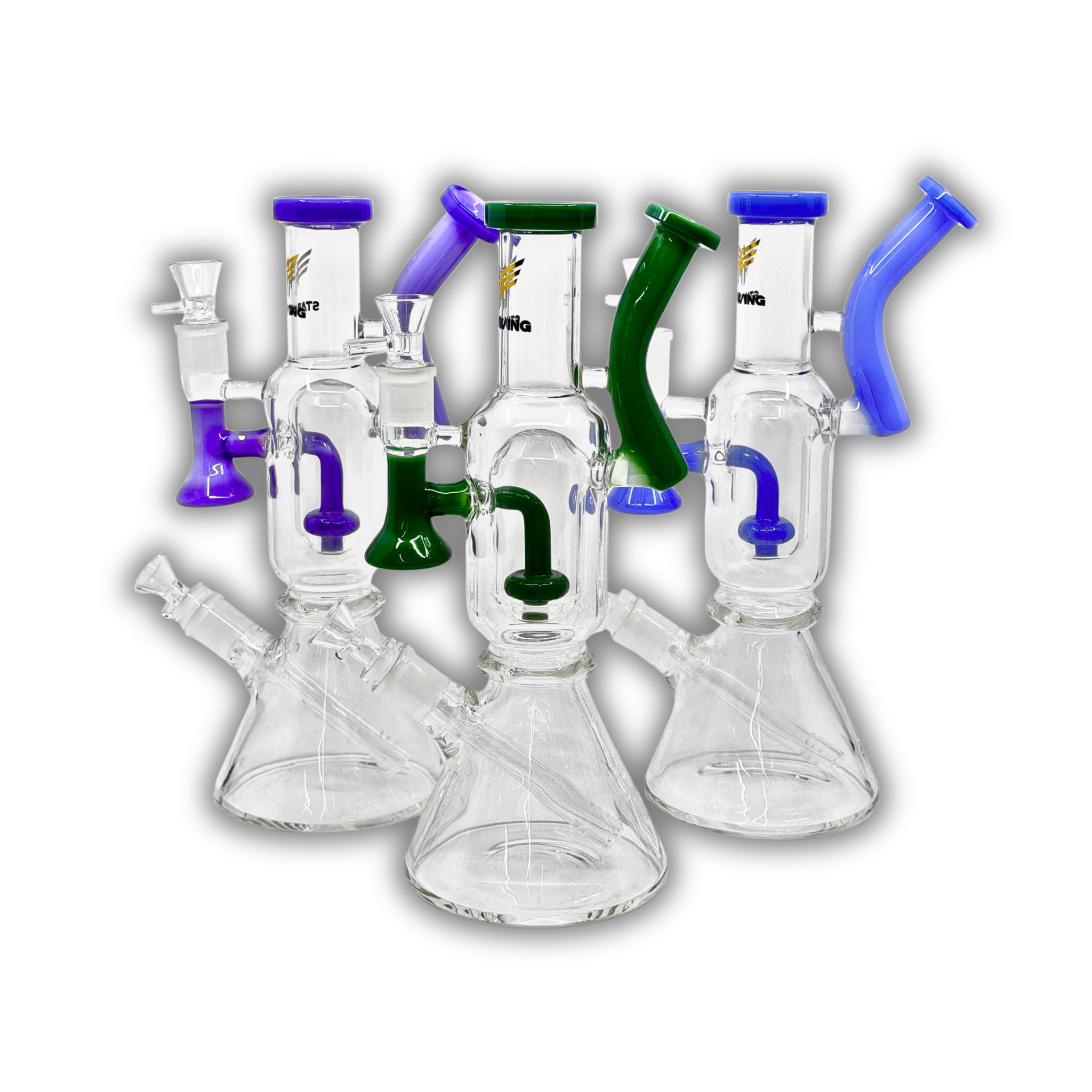 13" Bent Neck Beaker Bong [WP-9427]