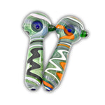 4" Marble Swirl Hand Pipe [BB-420]