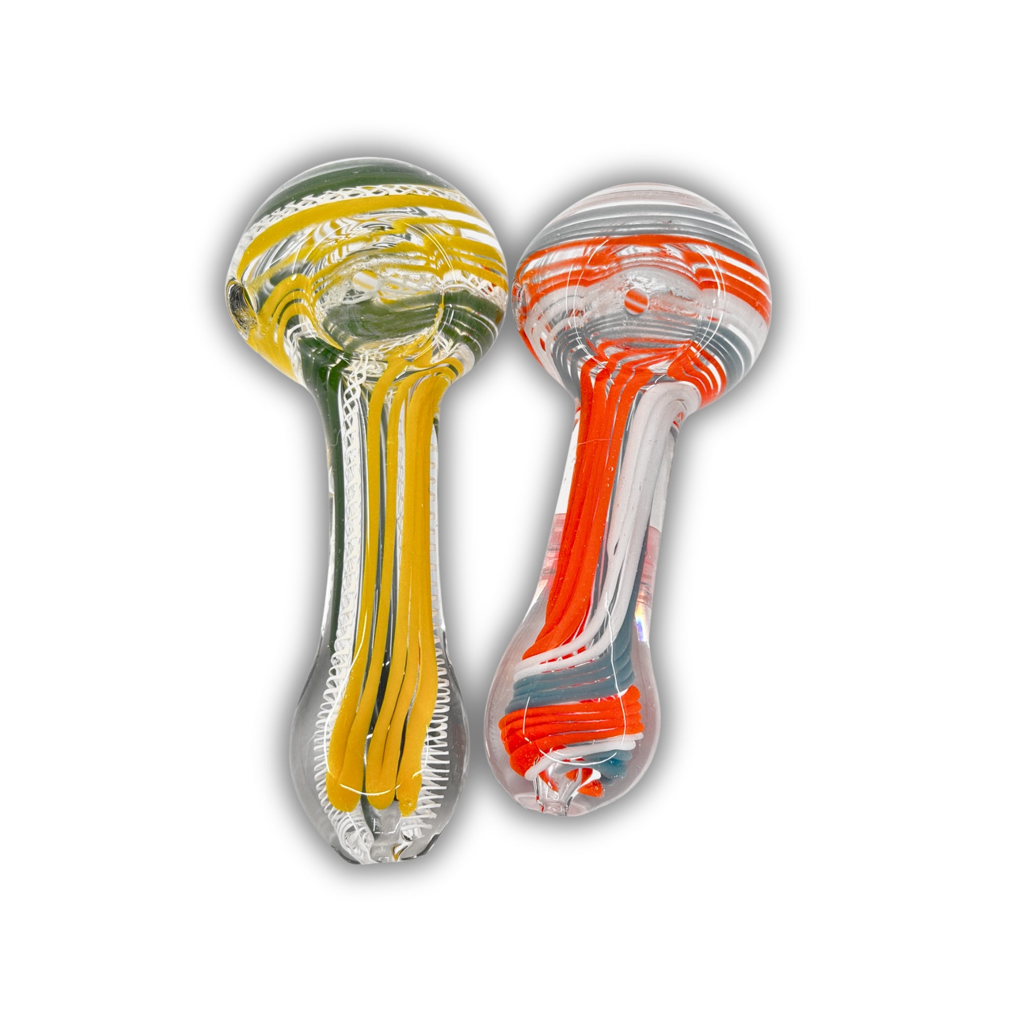 3" Ribbon Linework Hand Pipe [BB-649]