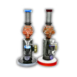 11" Steampunk Skull Water Pipe [GODEN-21]