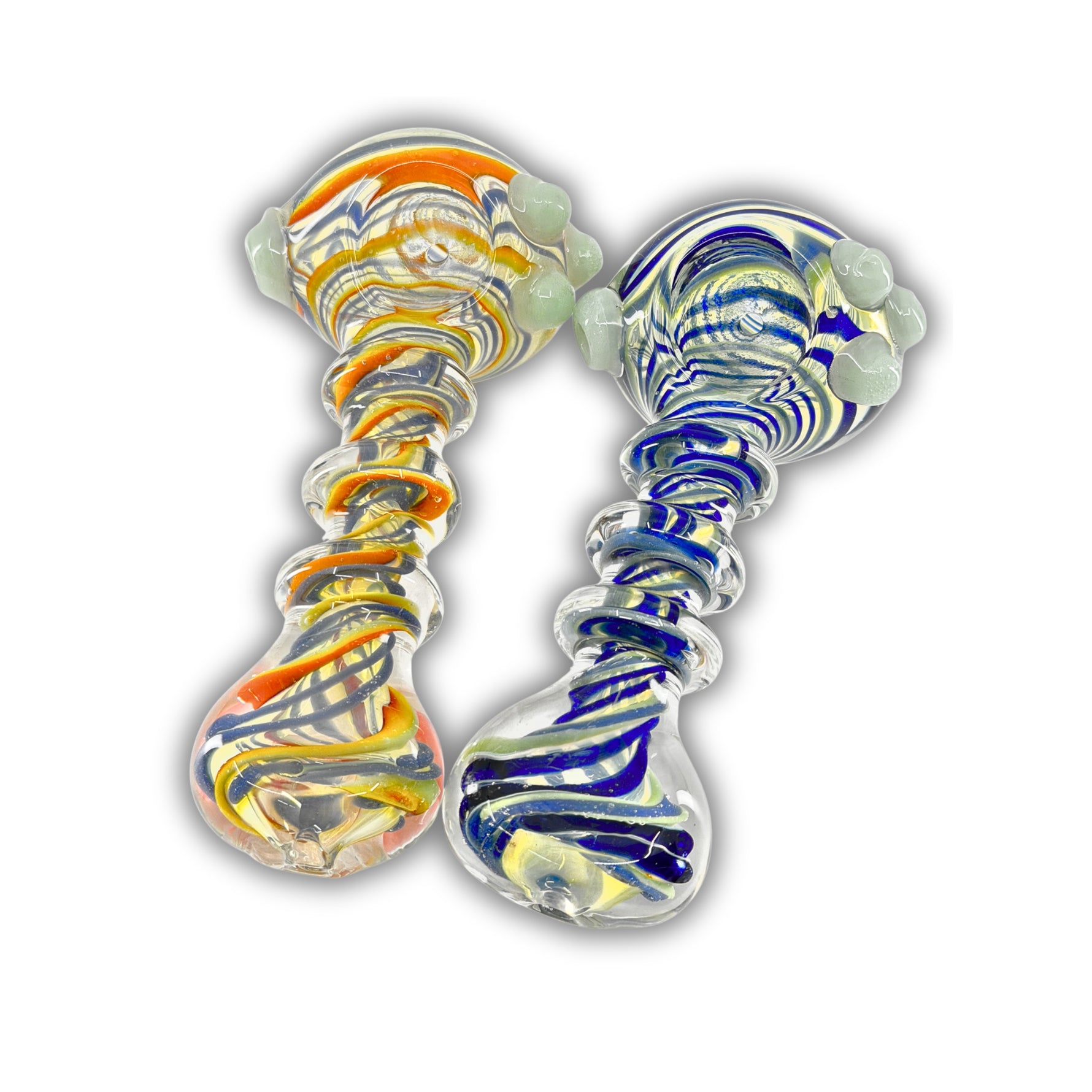 4" Twisted Ribbon Hand Pipe [RK-12]