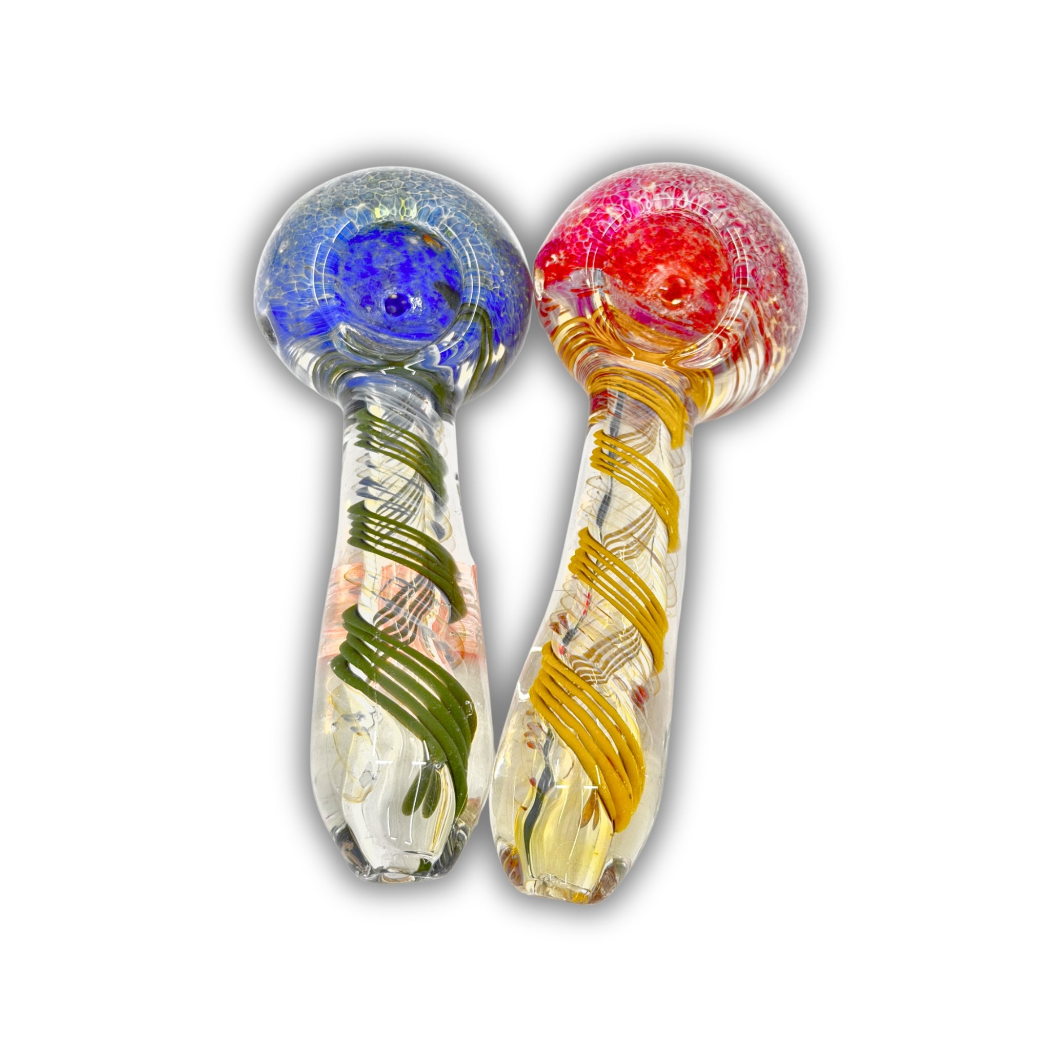 3" Fumed Twisted Hand Pipe [BB-517]