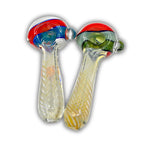4" Fumed Glass Hand Pipe [BB-586]