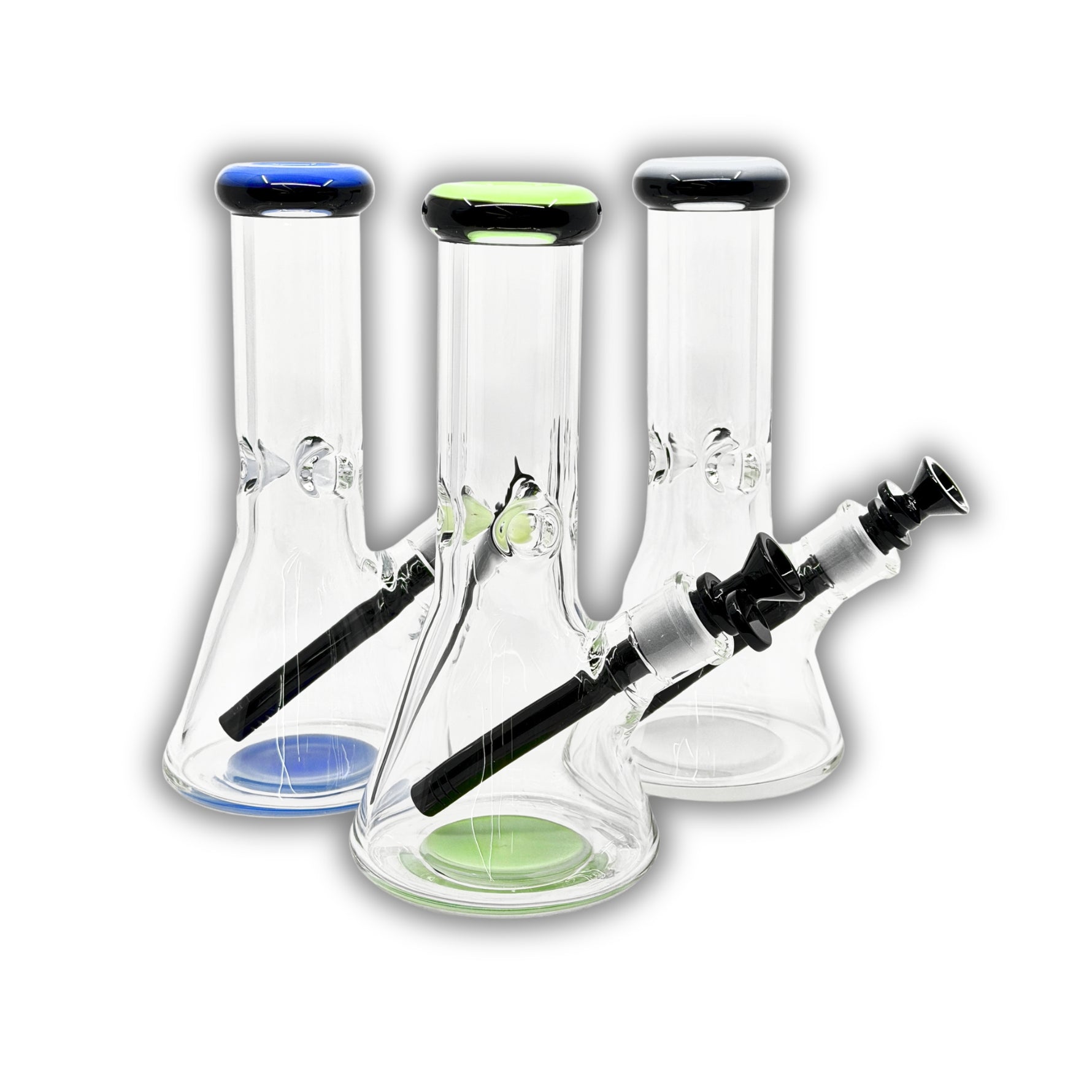 10" Heavy Colored Beaker Bong [ES-25104-10]