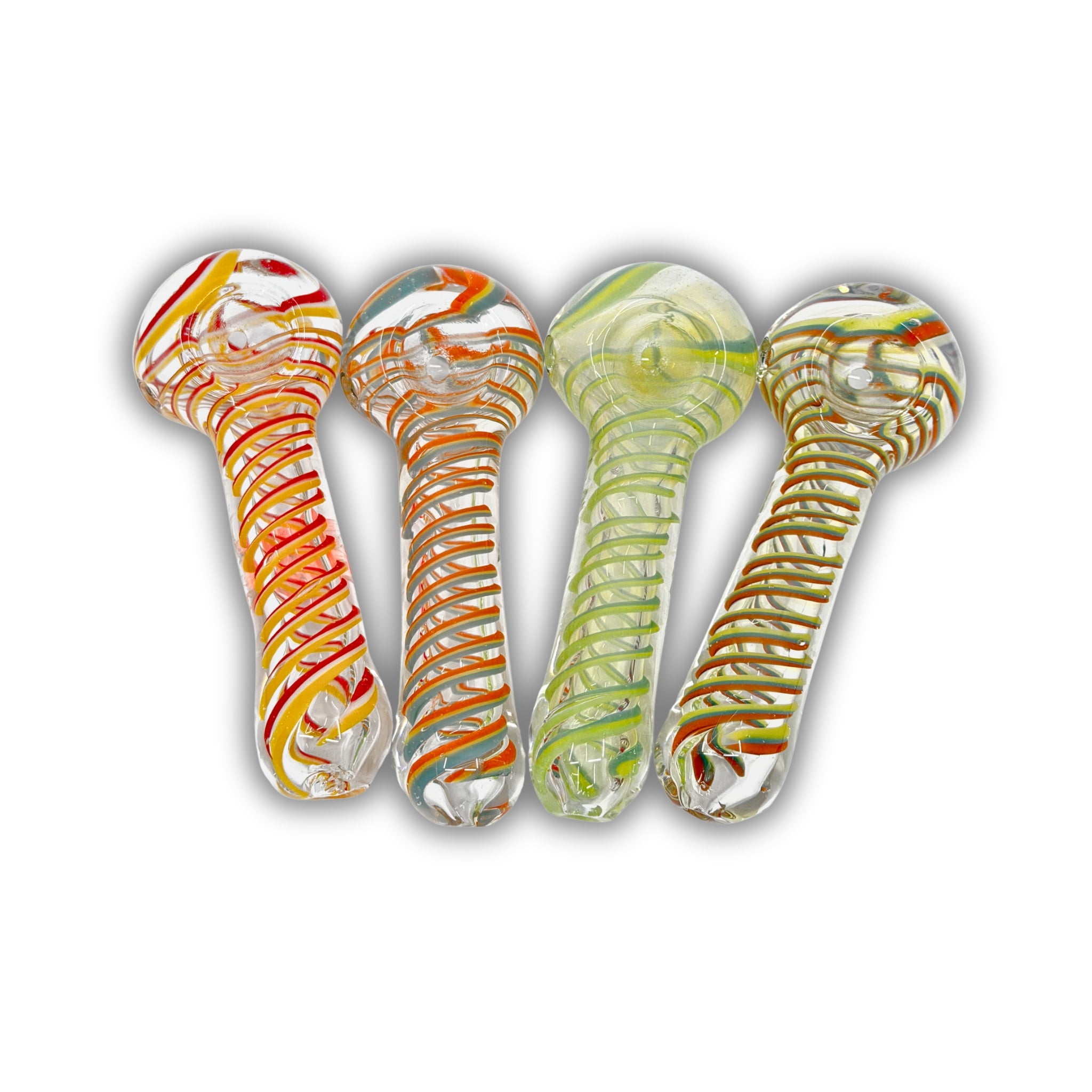 3" Ribbon Spiral Hand Pipe [BB-501]