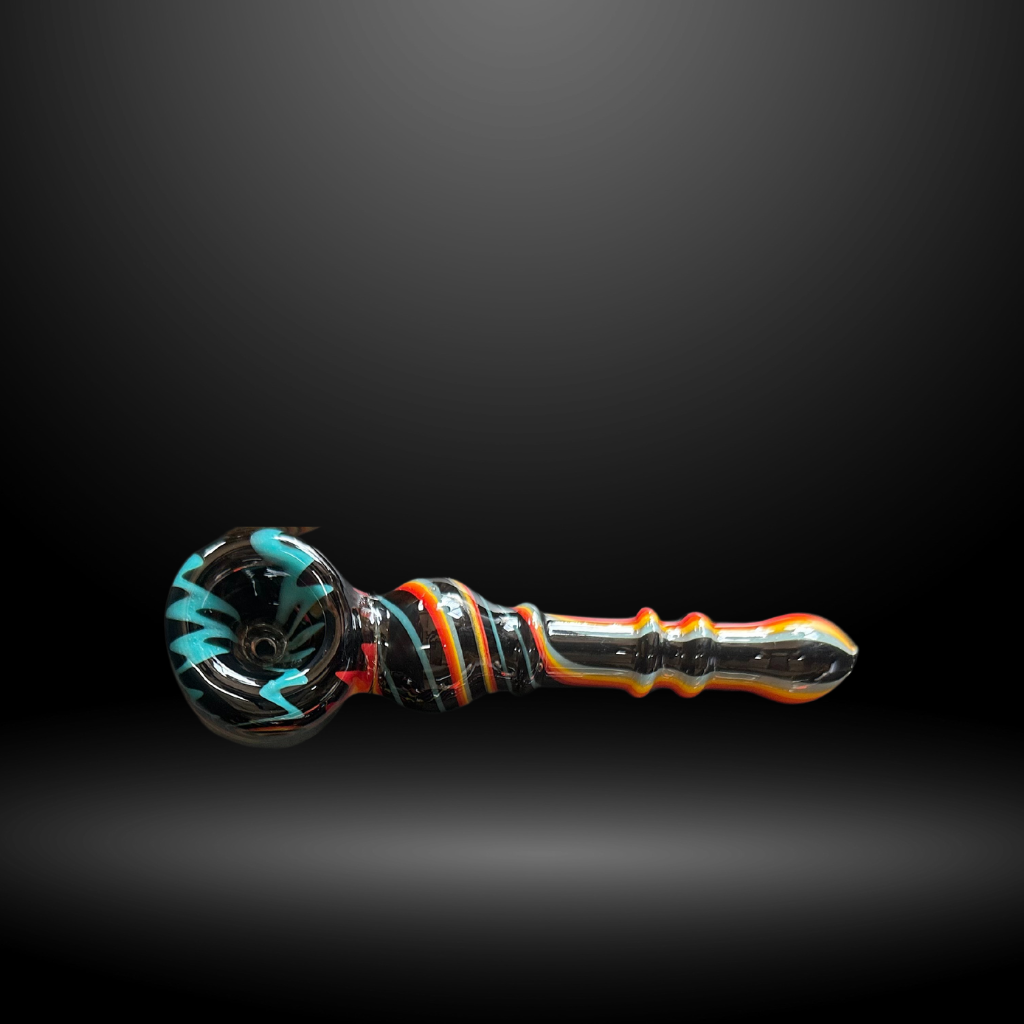 Stripped and Swirl Hand Pipe - Wholesale Smoking Pipe Los Angeles California
