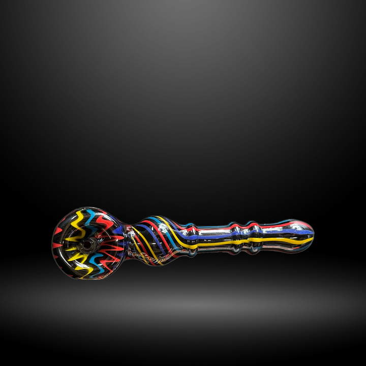 Stripped and Swirl Hand Pipe - Wholesale Smoking Pipe Los Angeles California