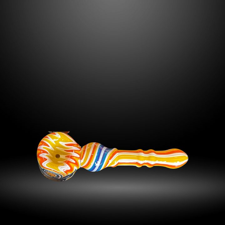 Stripped and Swirl Hand Pipe - Wholesale Smoking Pipe Los Angeles California