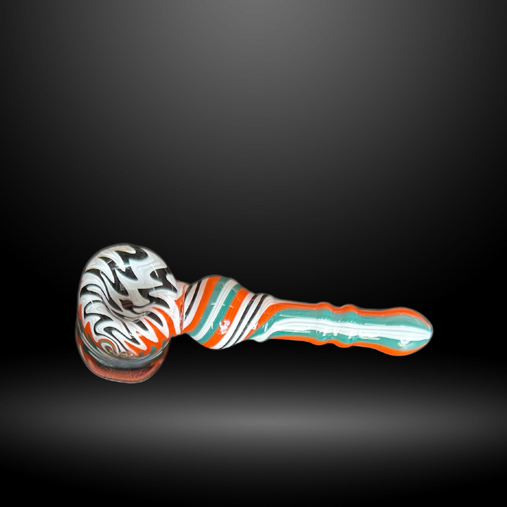 Stripped and Swirl Hand Pipe - Wholesale Smoking Pipe Los Angeles California