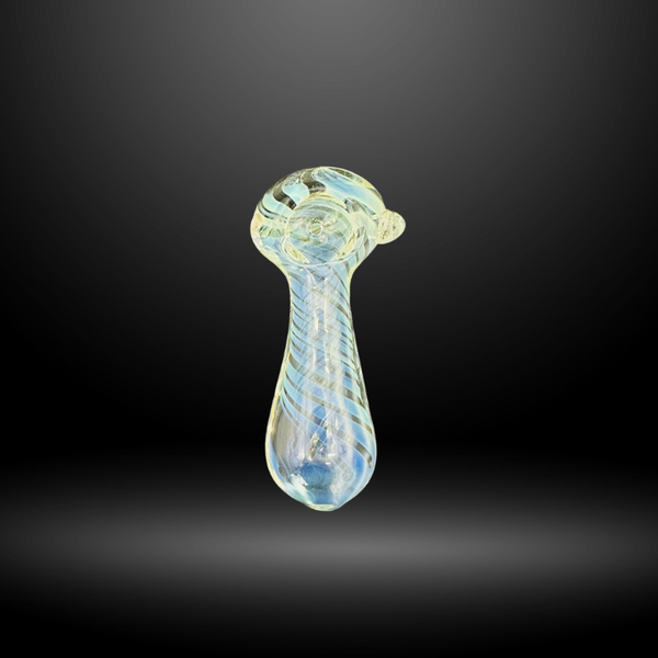 2.5" Blue Sprial Hand Pipe