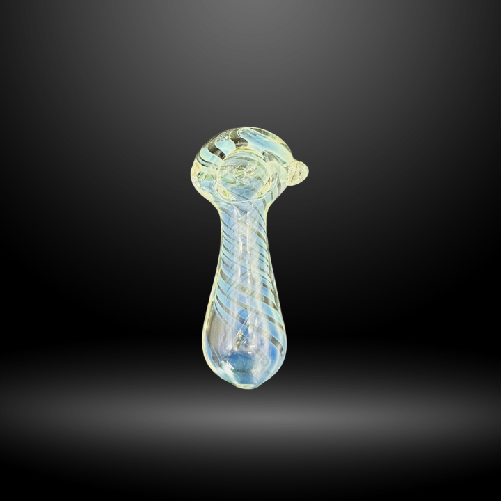2.5" Blue Sprial Hand Pipe
