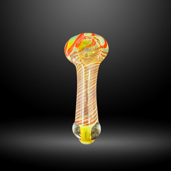 2.5" Colorful Sprial Hand Pipe