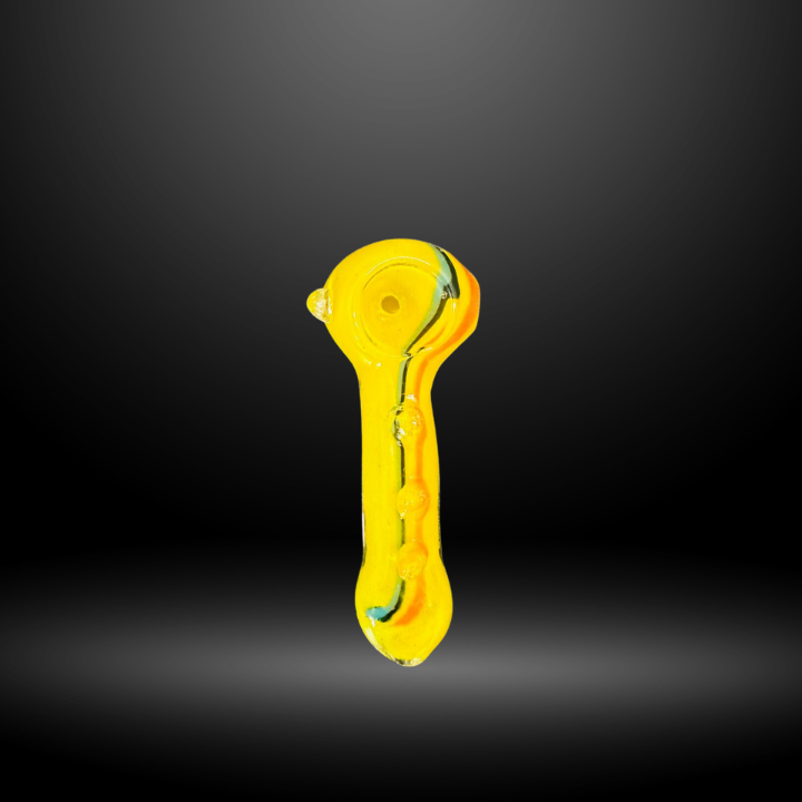 2.5" Yellow Colorfull Hand Pipe