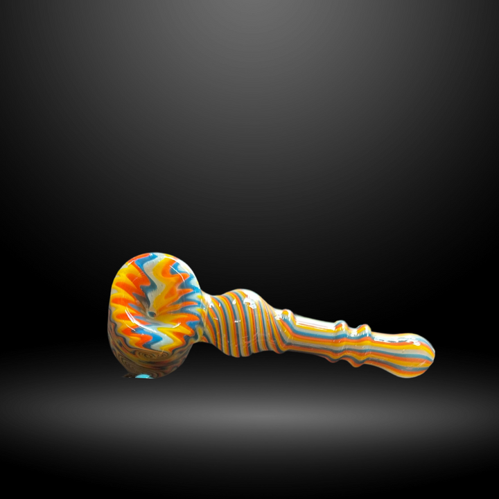 Stripped and Swirl Hand Pipe - Wholesale Smoking Pipe Los Angeles California