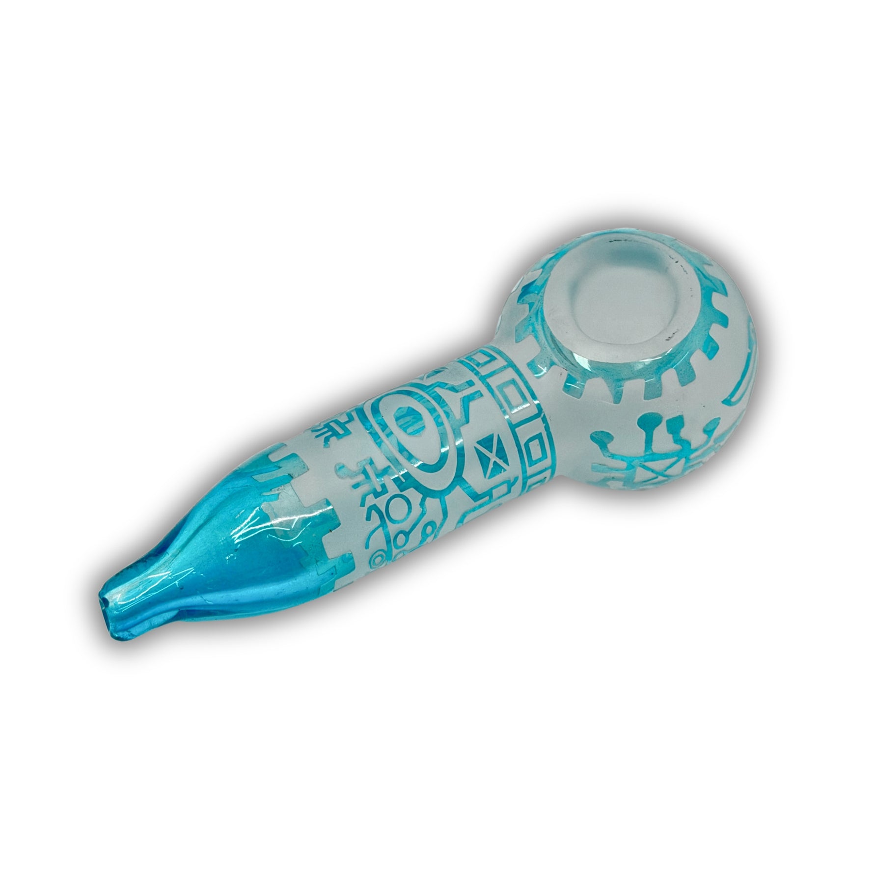 4" Reactive Frosted Hand Pipe [HP-3016G]