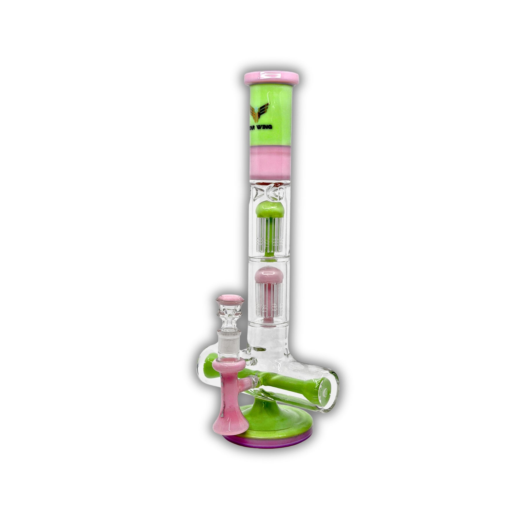 17" Dual Tree Perc Water Pipe [WP-9267]